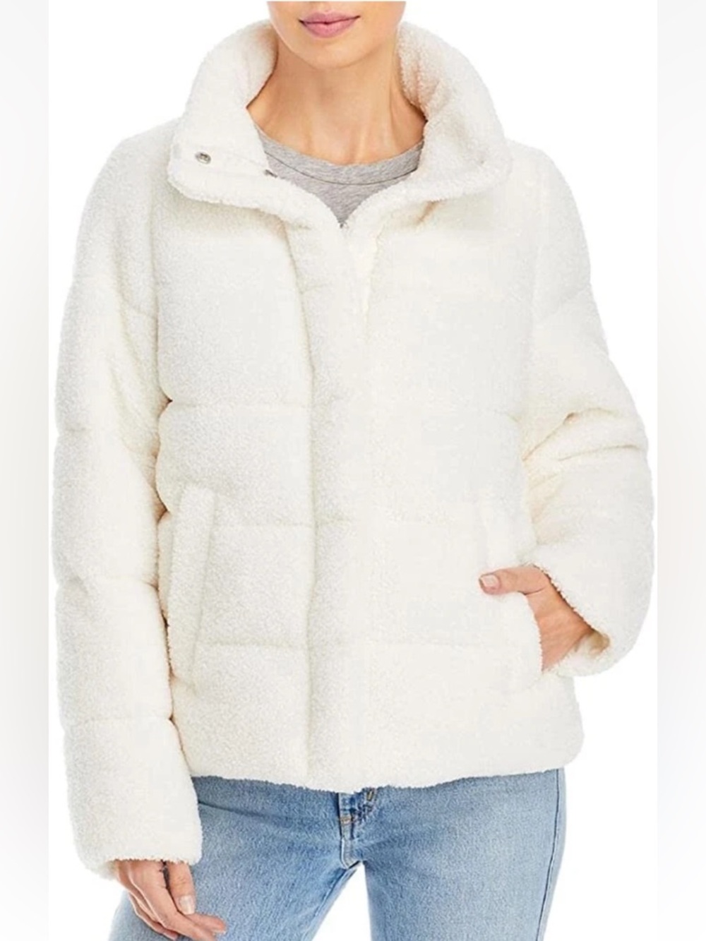 Bagatelle faux Sherpa puffer
